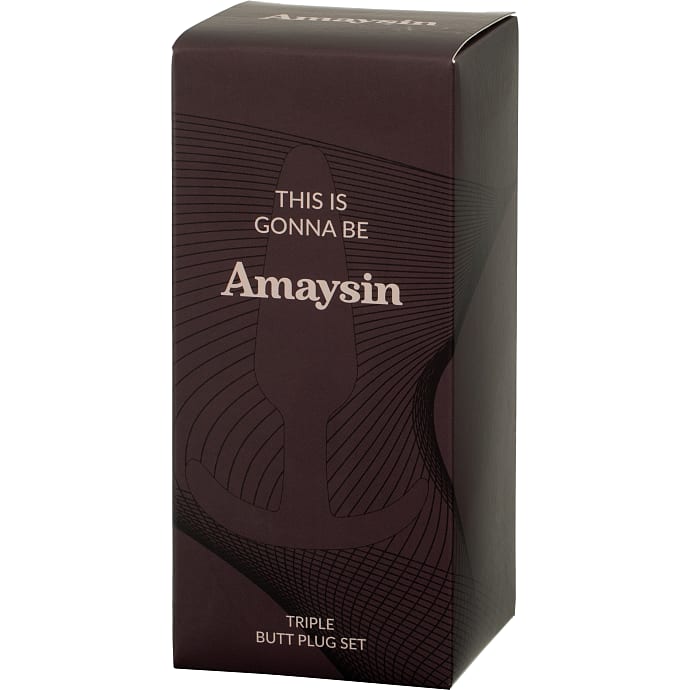 Amaysin triple butt plug sæt