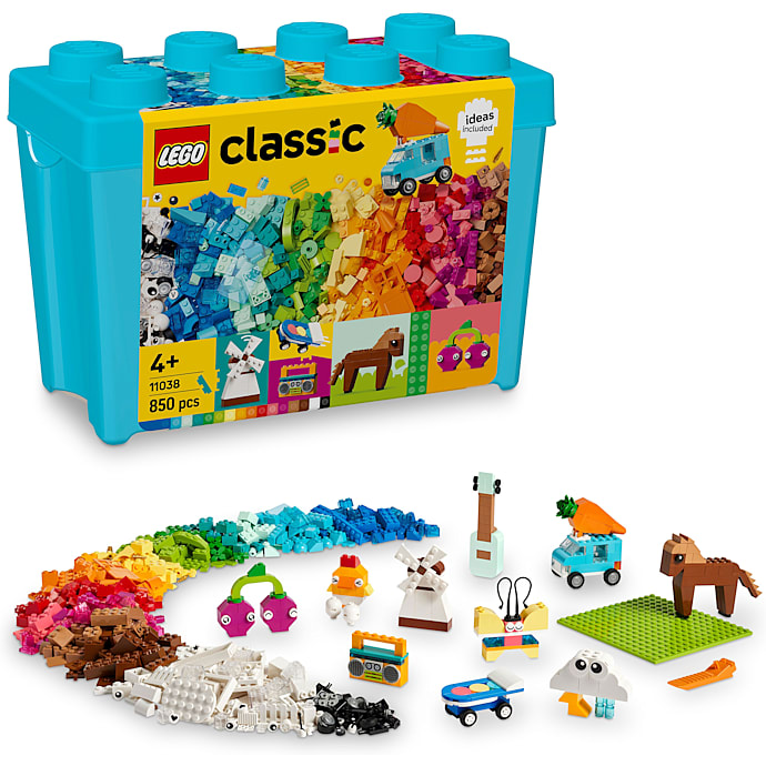 LEGO Classic Farverig kreativ klodskasse 11038