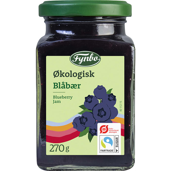 Fynbo Blåbærmarmelade Øko
