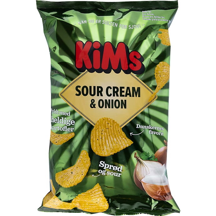 KiMs Chips Sour Cream & Onion 170 g