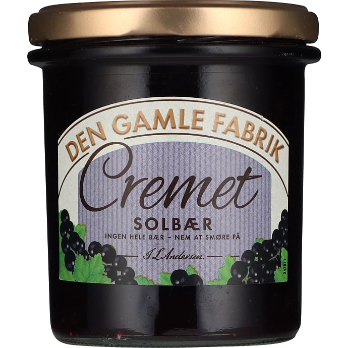 Den Gamle Fabrik Cremet Solbær 350 g