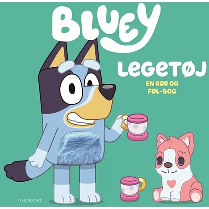 Gyldendal Bluey Legetøj Rør- og Føl Bog