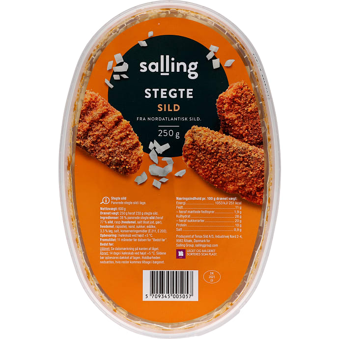 Stegte sild i fileter