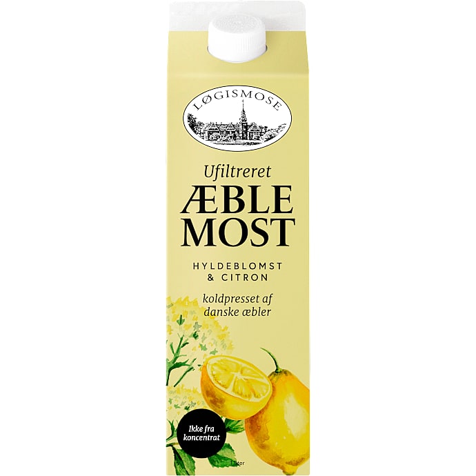 Løgismose Æblemost med hyldeblomst