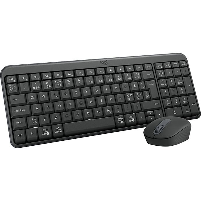 Logitech MK250 Graphite Trådløs Keyboard og Mus
