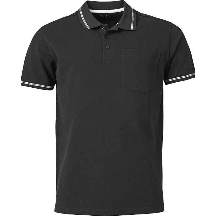 VRS herre polo str. 3XL - sort