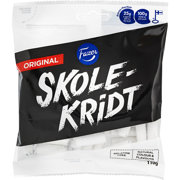 Fazer Skolekridt 110 g