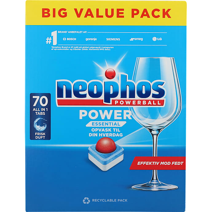 PowerBall Power Essential opvasketabs