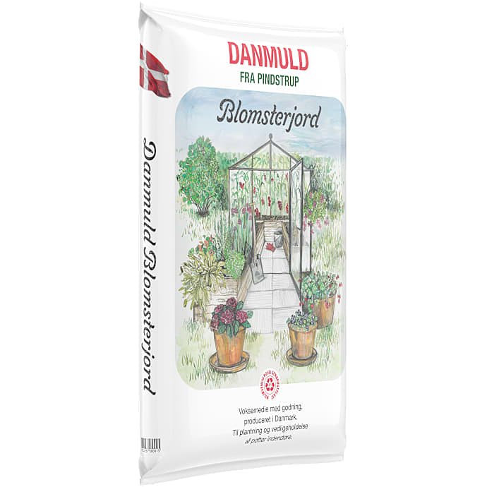 Danmuld blomsterjord - 8 liter