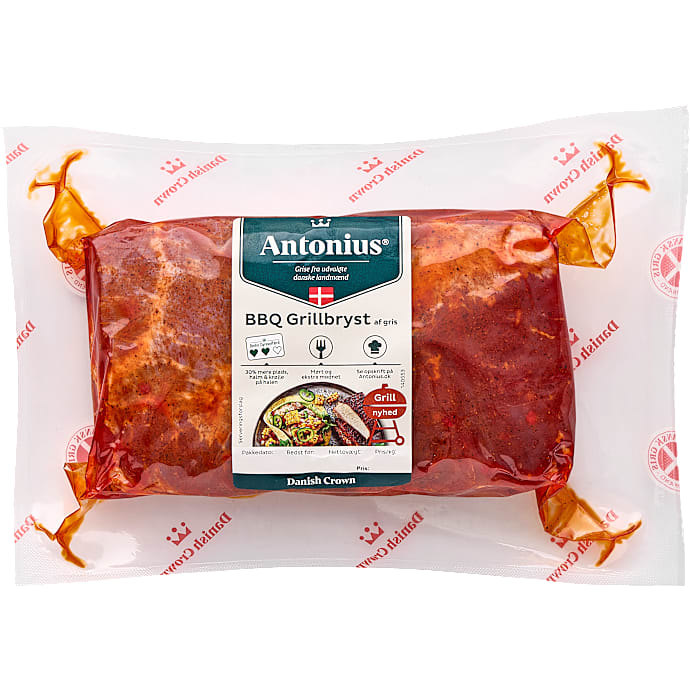 Bryststeg af gris m. BBQ marinade
