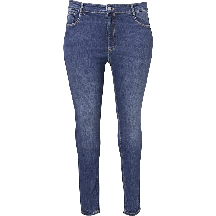 VRS Nina dame jeans str. 48 - blå