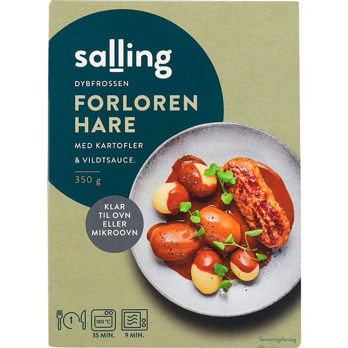 Salling Forloren Hare m. Kartofler og Vildtsauce