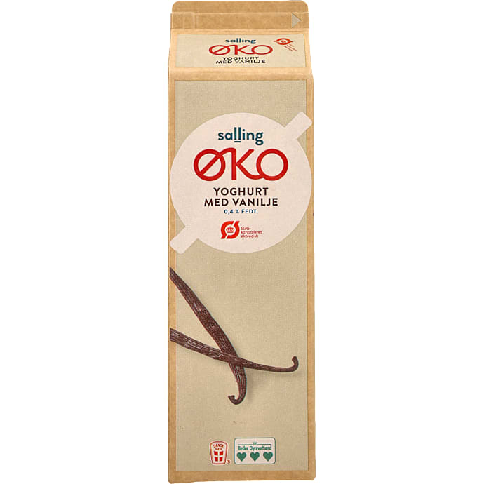 Yoghurt m. vanilje 0,4% fedt øko