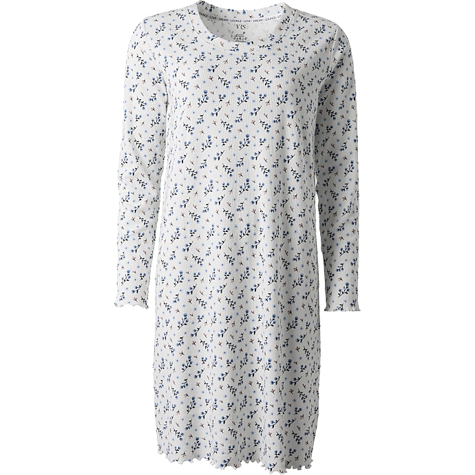 VRS Dame Natkjole Råhvid XL