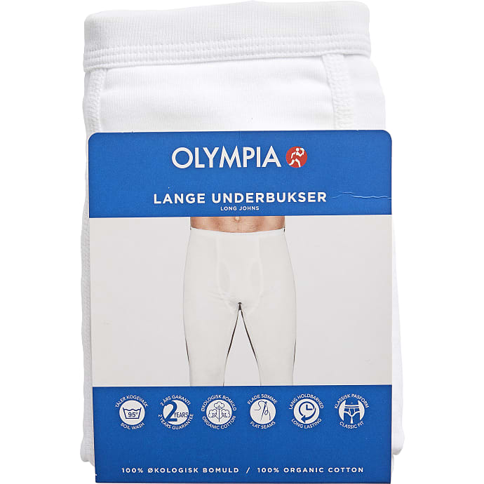 Olympia Herre underbuks str. XL hvid