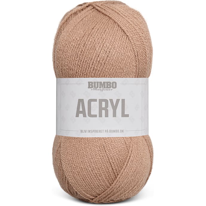 Bumbo akryl fv. 62 nougat