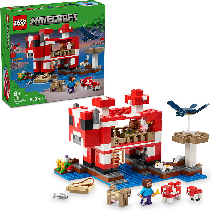 LEGO Minecraft Mooshroom-huse 21270