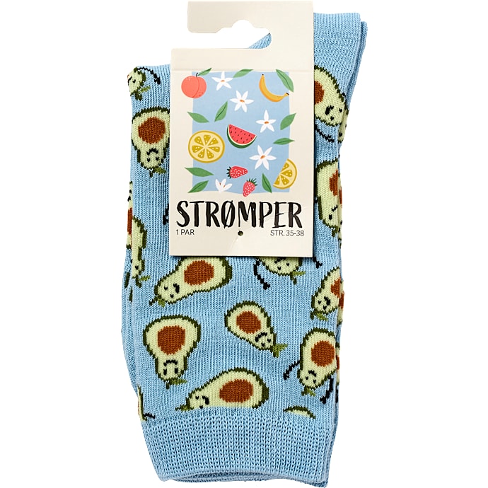 VRS Woman Dame Strømper Str. 31/34 Blå