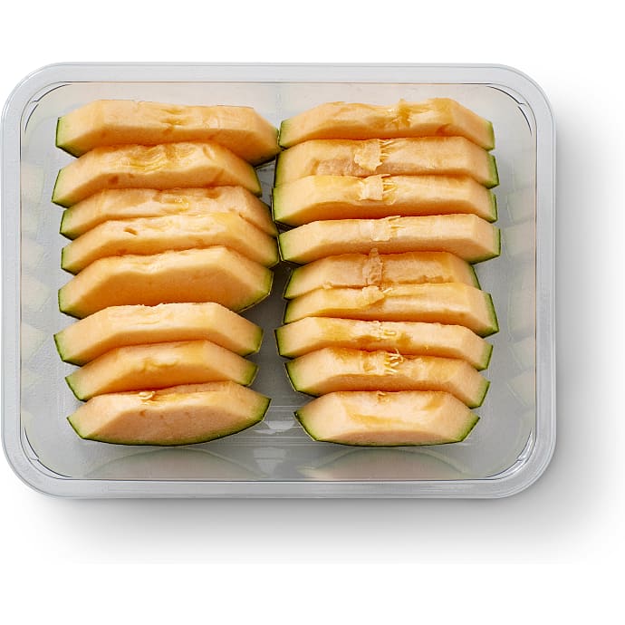 Cantaloupmelon i Skiver