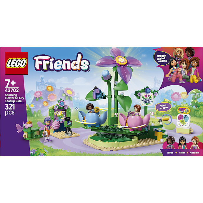LEGO Friends Tekop-karrusel med blomster og feer 42702