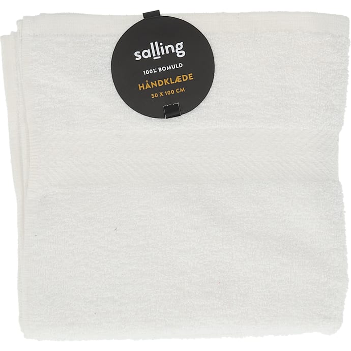 Salling håndklæde 50x100 cm - hvid