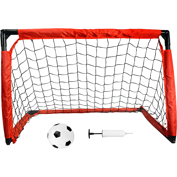 SpinOut fodboldmål med bold og pumpe