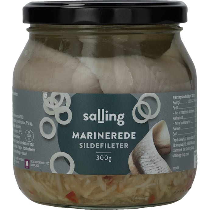 Marinerede sild i fileter
