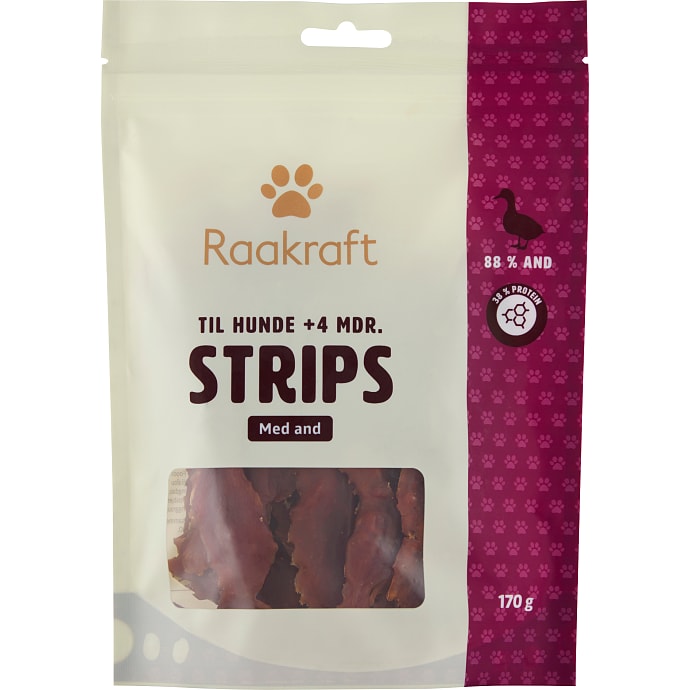 Raakraft Godbidder med And 170 g