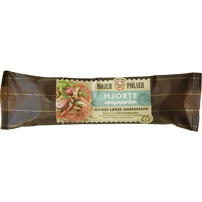 Hjortespegepølse