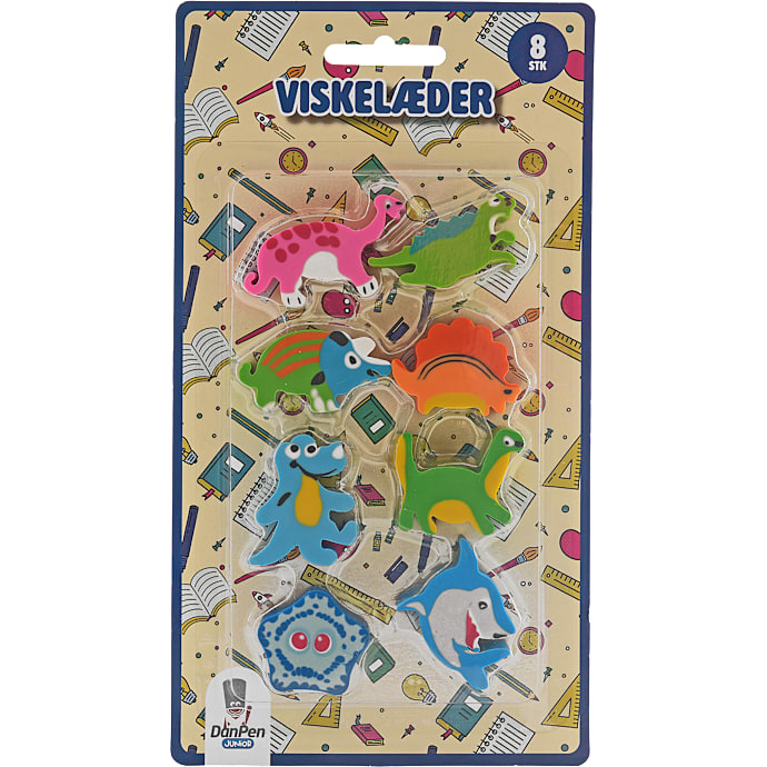 Danpen Junior Viskelæder Dino
