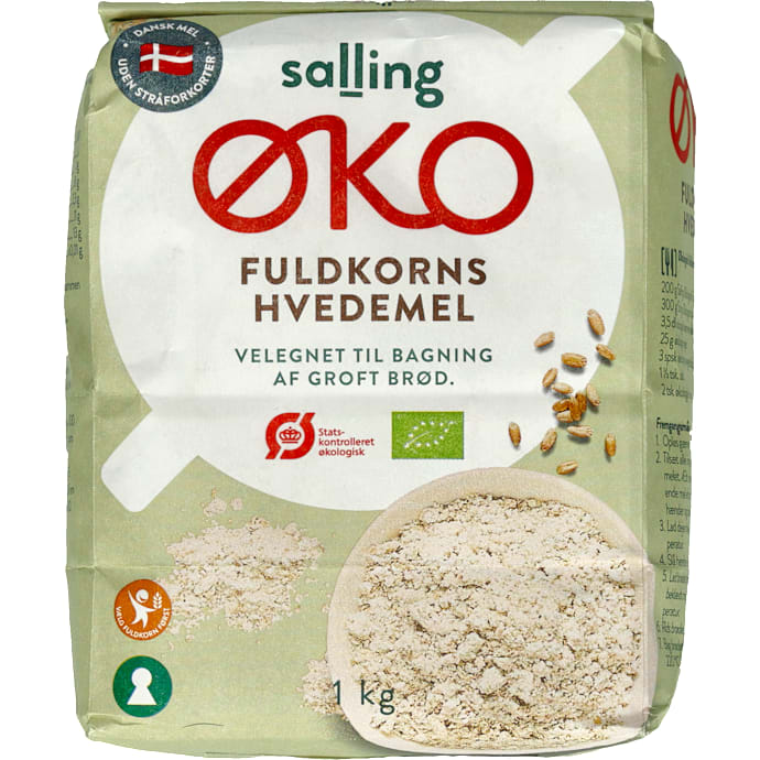 Fuldkornshvedemel øko