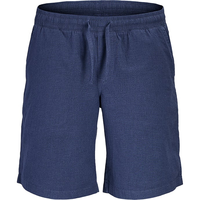 JJ REBEL Herre Shorts Hørblanding L Mørkeblå