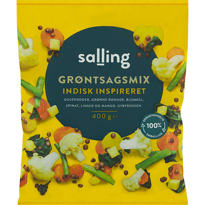 Salling Indisk inspireret grøntsagsblanding 400 g