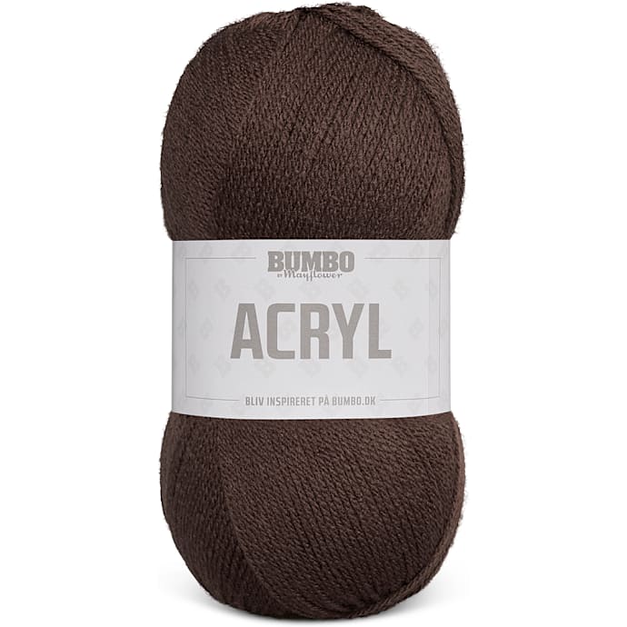 Bumbo akryl fv. 63 chokolade