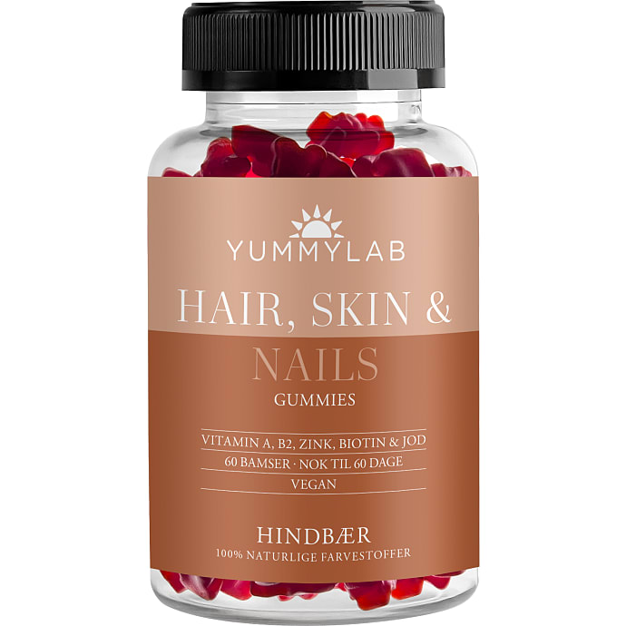 Vitamin vingummi m. hindbærsmag