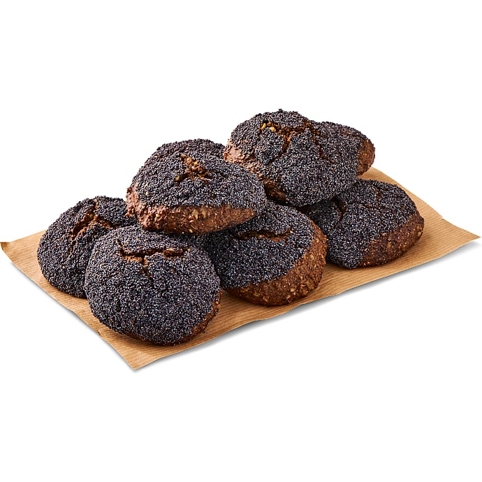 Gulerodsrugbrødsbolle 8 stk