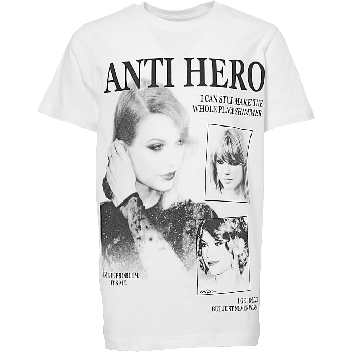 Sid Maurer T-shirt str. 122/128 - hvid