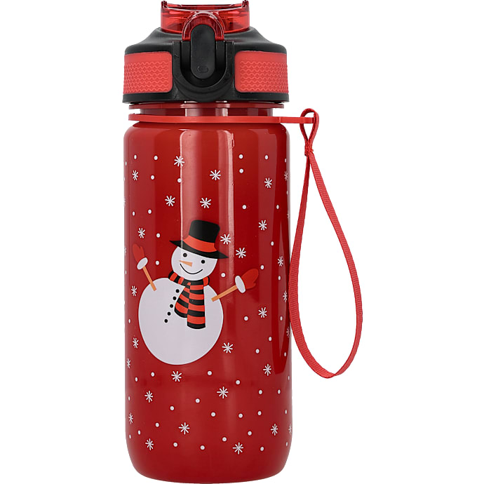 Drikkeflaske med julemotiv 600 ml - flere varianter - assorteret