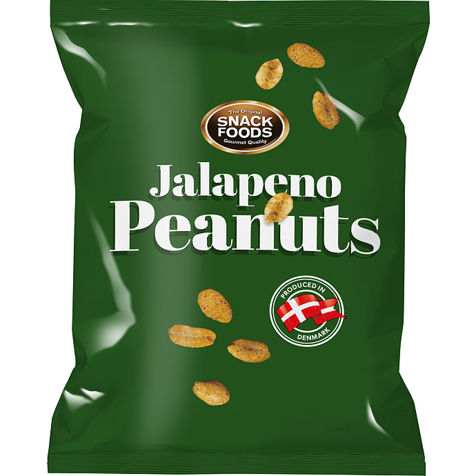Ristede peanuts m. jalapeño