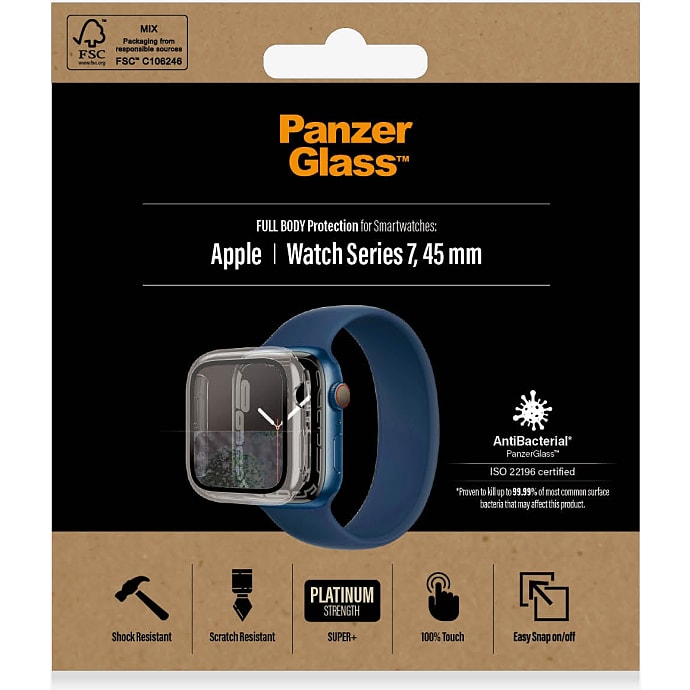 PanzerGlass Full Body Apple Watch Series 7 45 mm