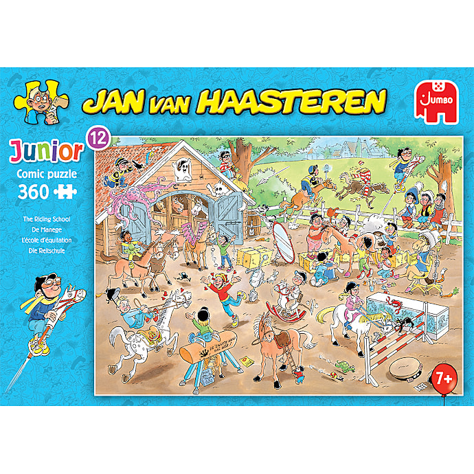 Junior rideskolen puslespil - 360 brikker – produktbillede