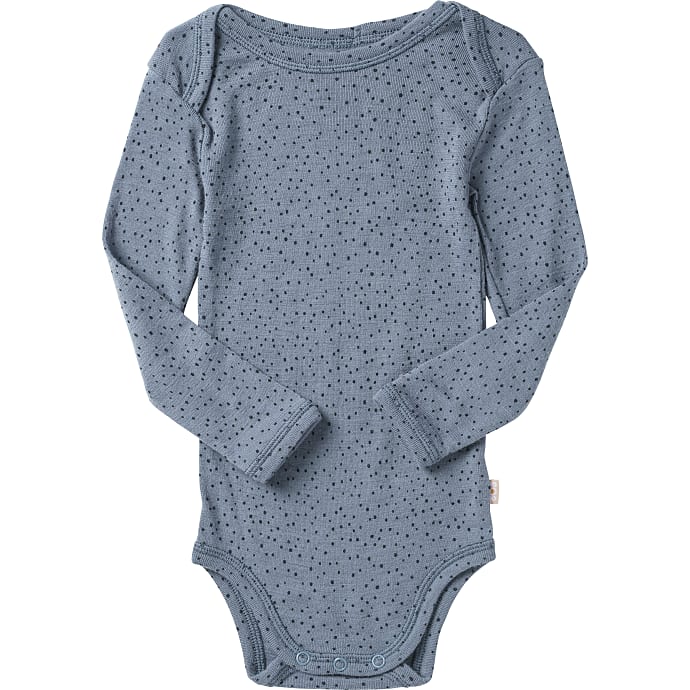 808 baby uld body str. 62 - blå