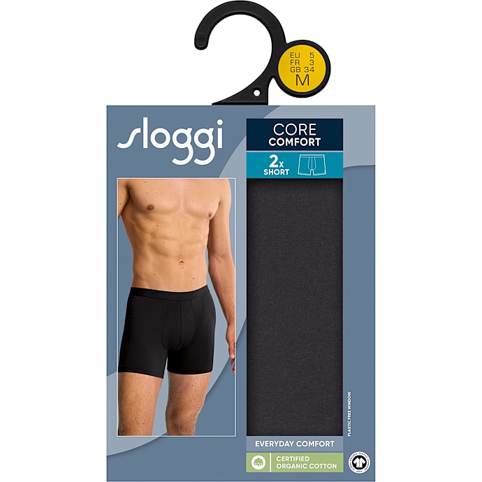 Sloggi Herre tights 2-pak str. M sort