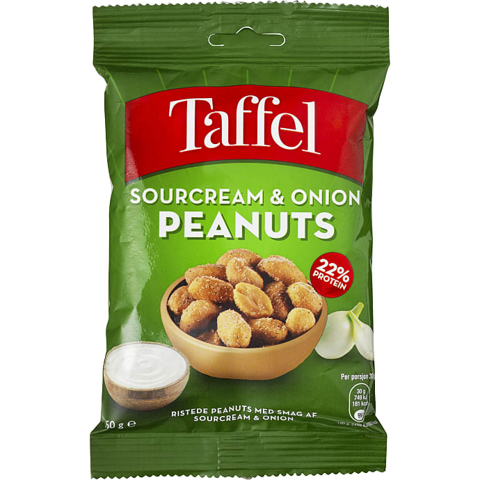 Ristede peanuts m. sour cream & onion