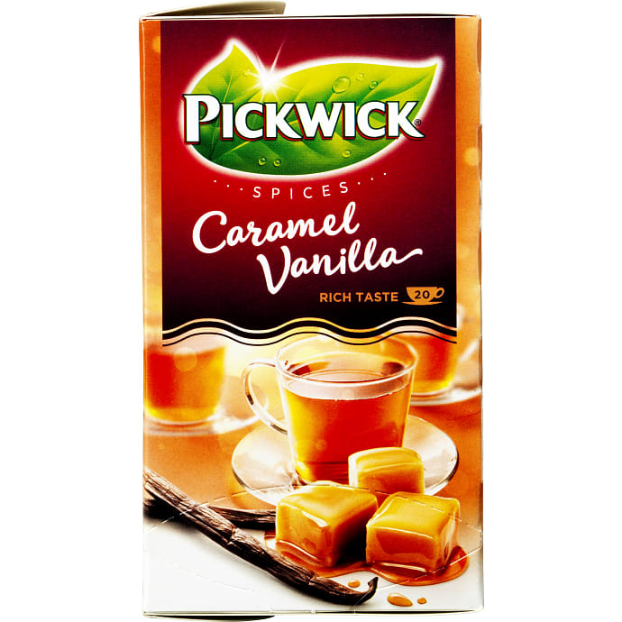 Pickwick Te karamel vanilje 20 stk
