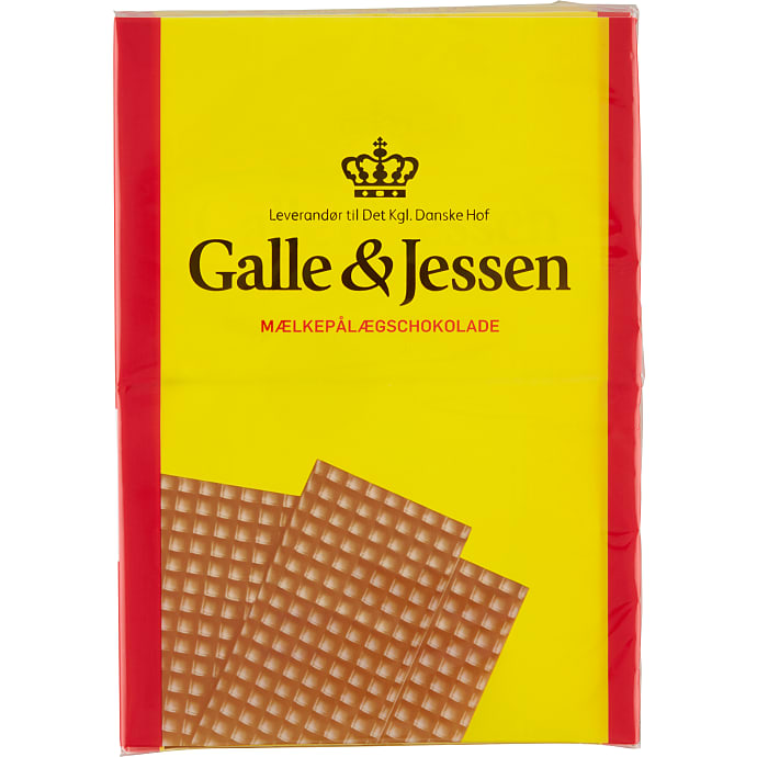Galle & Jessen Mælkepålægschokolade 26% kakao 216 g