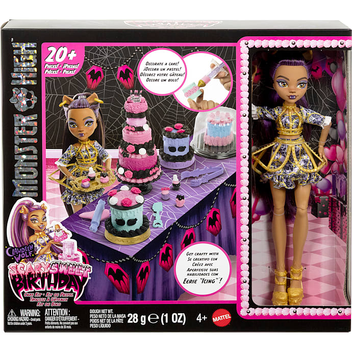 Monster High Scary Sweet Birthday Clawdeen Wolf legesæt