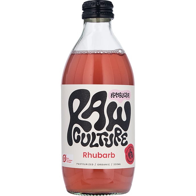 Raw Culture Kombucha Rabarber Økologisk