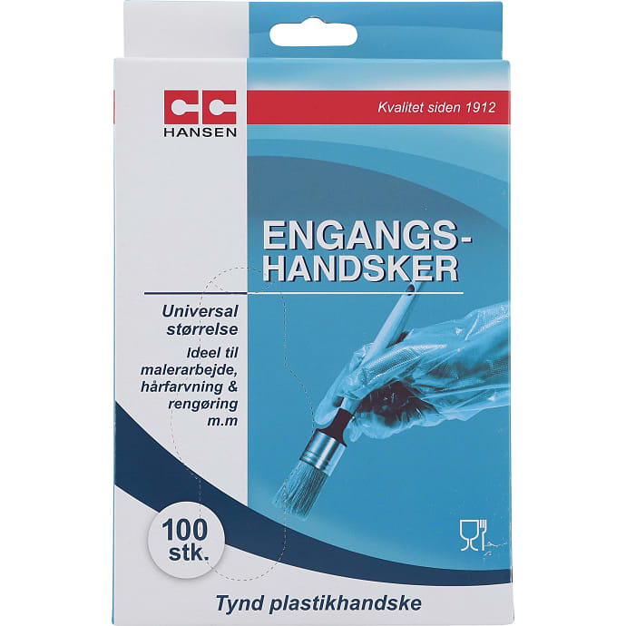 C.C. Hansen Engangshandsker One Size 100 stk