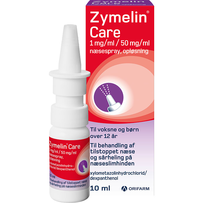 Zymelin Care Næsespray 1 mg 10 ml